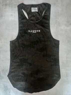 Men’s Black Camo Tank Top